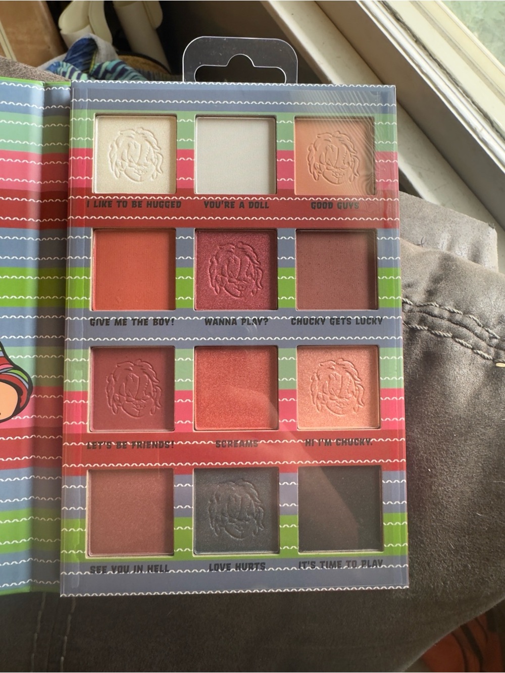 Chucky Eyeshadow Palette 12 Shade Horror Makeup Collectible 0.74 oz - Picture 2 of 3